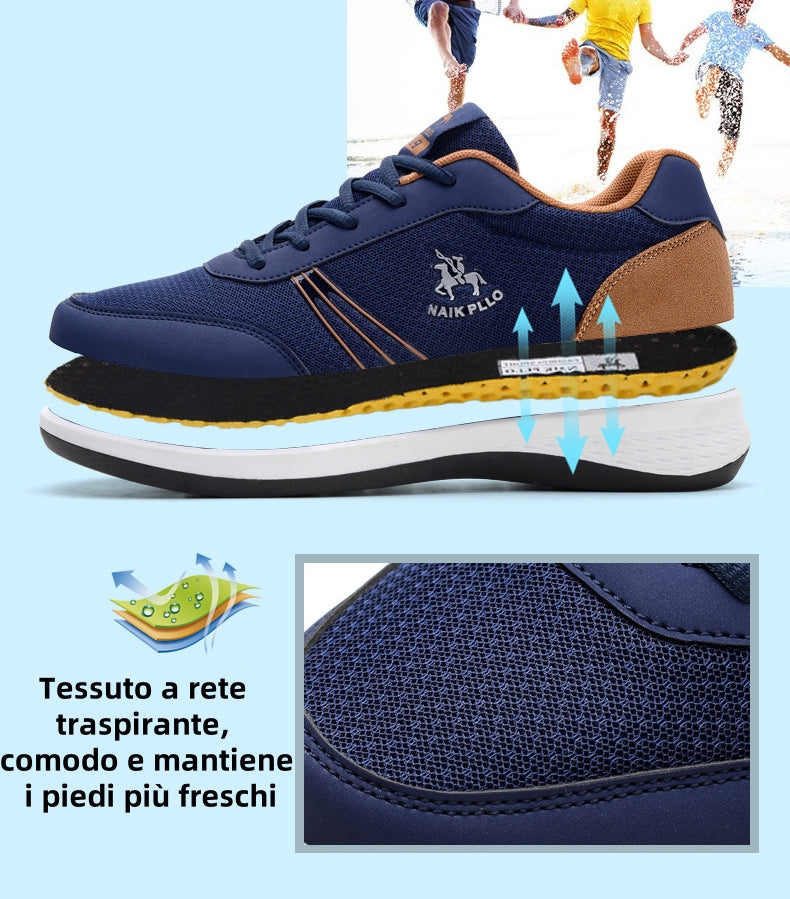 Scarpe ortopediche unisex DEVENP | Scarpe casual cucite a mano, comode e traspiranti | Progettate ergonomicamente per alleviare il dolore alla schiena, alle articolazioni e ai piedi | Sconto del 50% per un periodo limitato, fino a esaurimento scorte