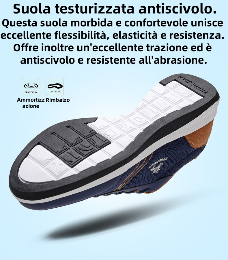 Scarpe ortopediche unisex DEVENP | Scarpe casual cucite a mano, comode e traspiranti | Progettate ergonomicamente per alleviare il dolore alla schiena, alle articolazioni e ai piedi | Sconto del 50% per un periodo limitato, fino a esaurimento scorte