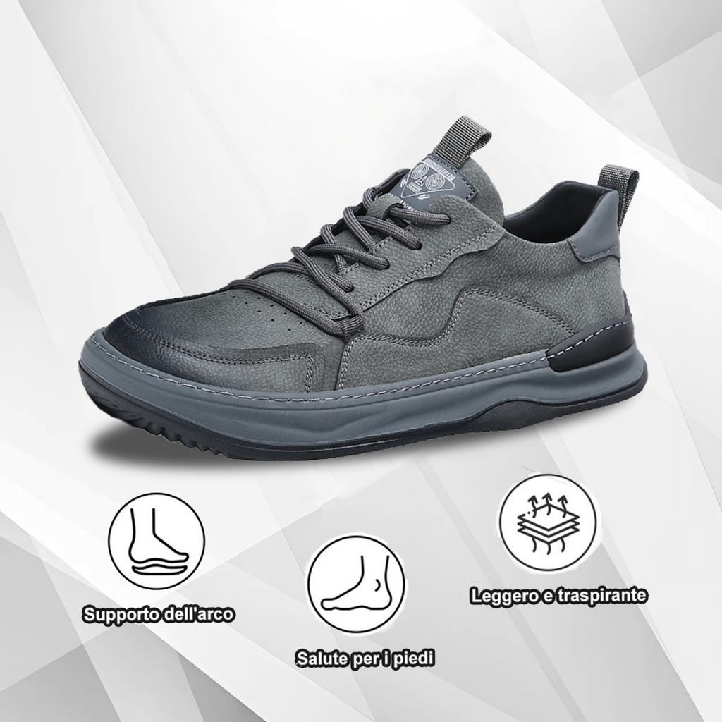 Scarpe ortopediche DEVENP | Pelle di vitello a doppio strato impermeabile e antiscivolo di alta qualità | Design ergonomico per alleviare il disagio a schiena, articolazioni e piedi | Sconto del 50% per un periodo limitato, fino a esaurimento scorte