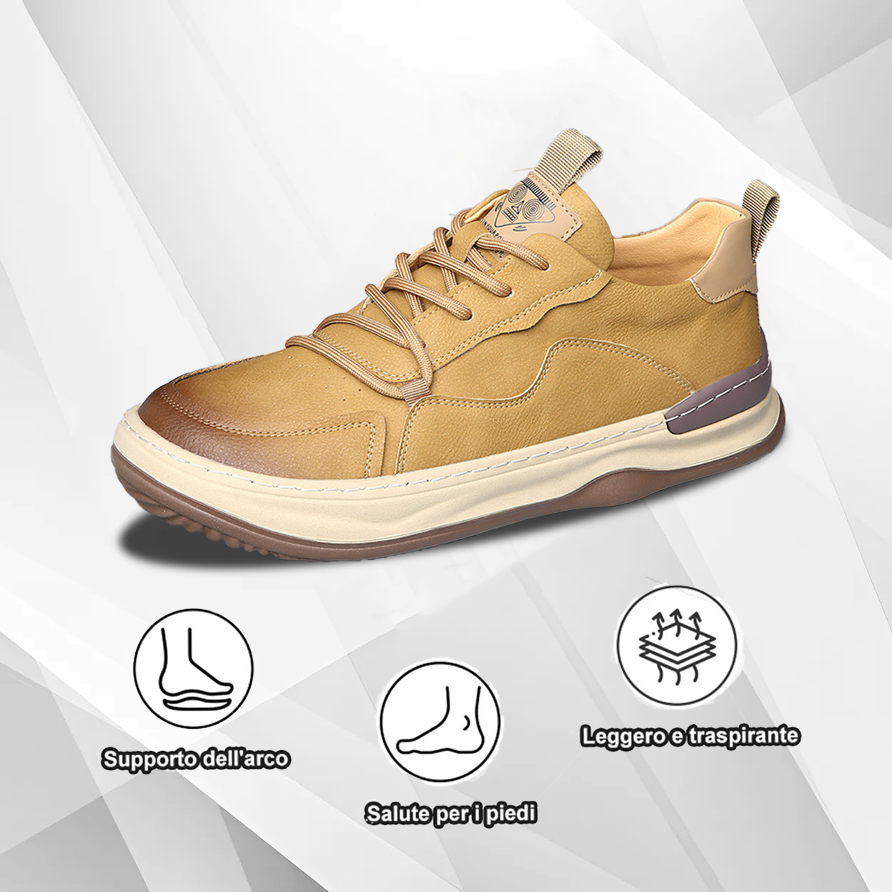 Scarpe ortopediche DEVENP | Pelle di vitello a doppio strato impermeabile e antiscivolo di alta qualità | Design ergonomico per alleviare il disagio a schiena, articolazioni e piedi | Sconto del 50% per un periodo limitato, fino a esaurimento scorte