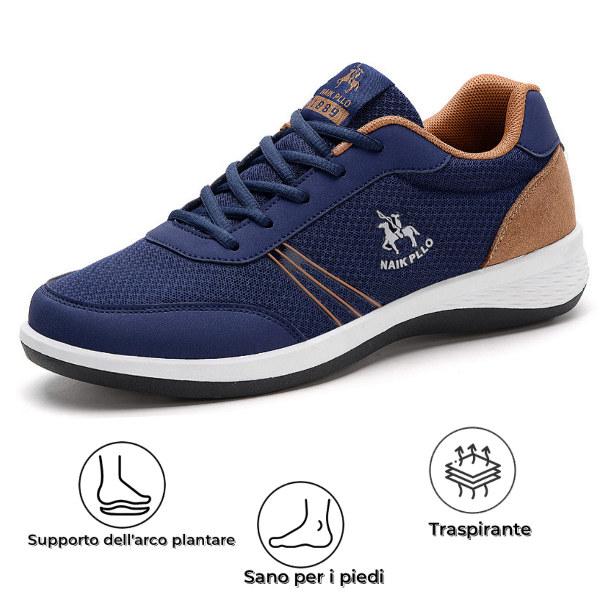 Scarpe ortopediche unisex DEVENP | Scarpe casual cucite a mano, comode e traspiranti | Progettate ergonomicamente per alleviare il dolore alla schiena, alle articolazioni e ai piedi | Sconto del 50% per un periodo limitato, fino a esaurimento scorte