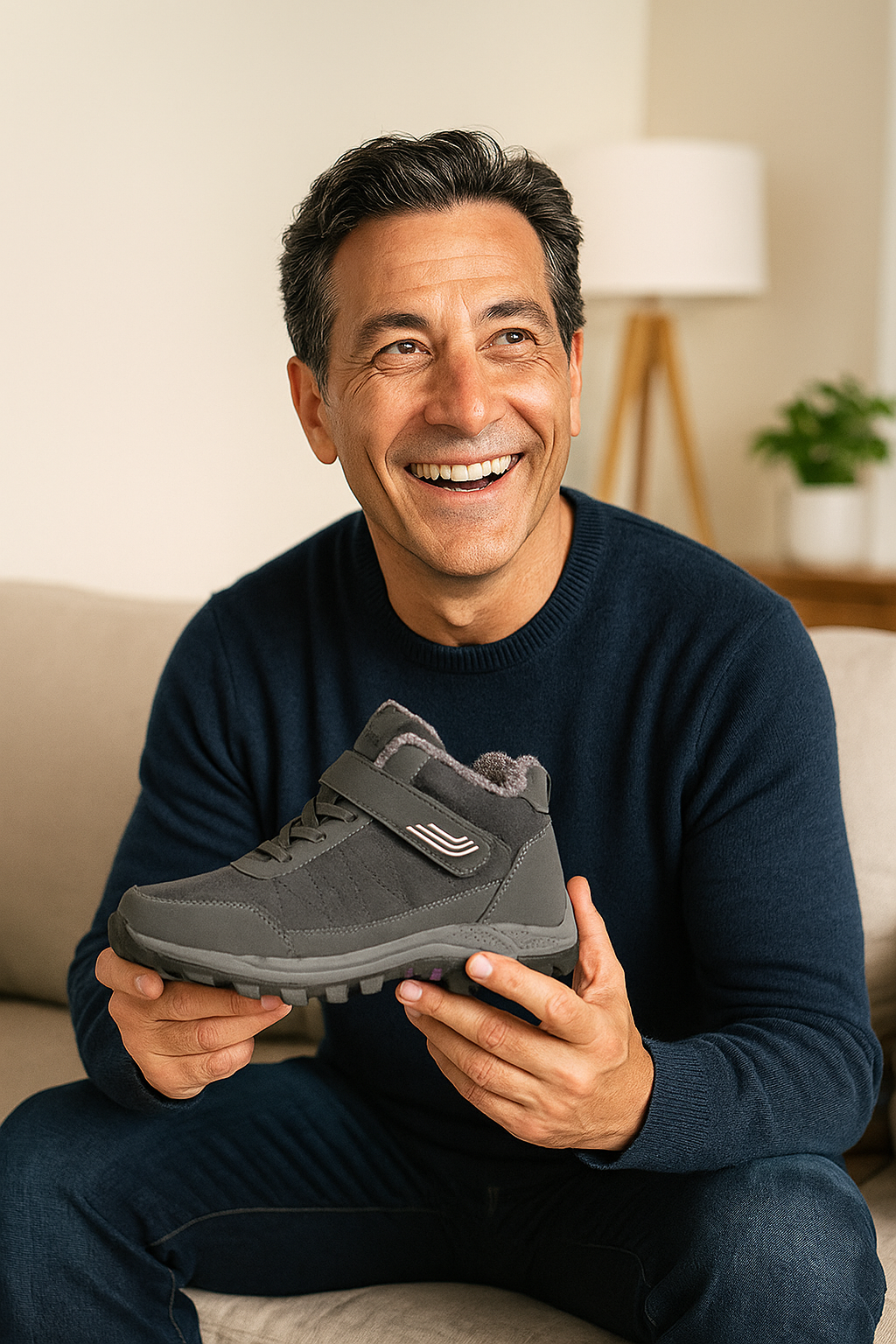 Scarpe invernali in pelle scamosciata ortopedica DEVENP | Scarpe calde e di sicurezza con fodera in lana | Design ergonomico per alleviare il dolore a schiena, piedi e dolori | 🔥Sconto del 50% a tempo limitato, fino a esaurimento scorte