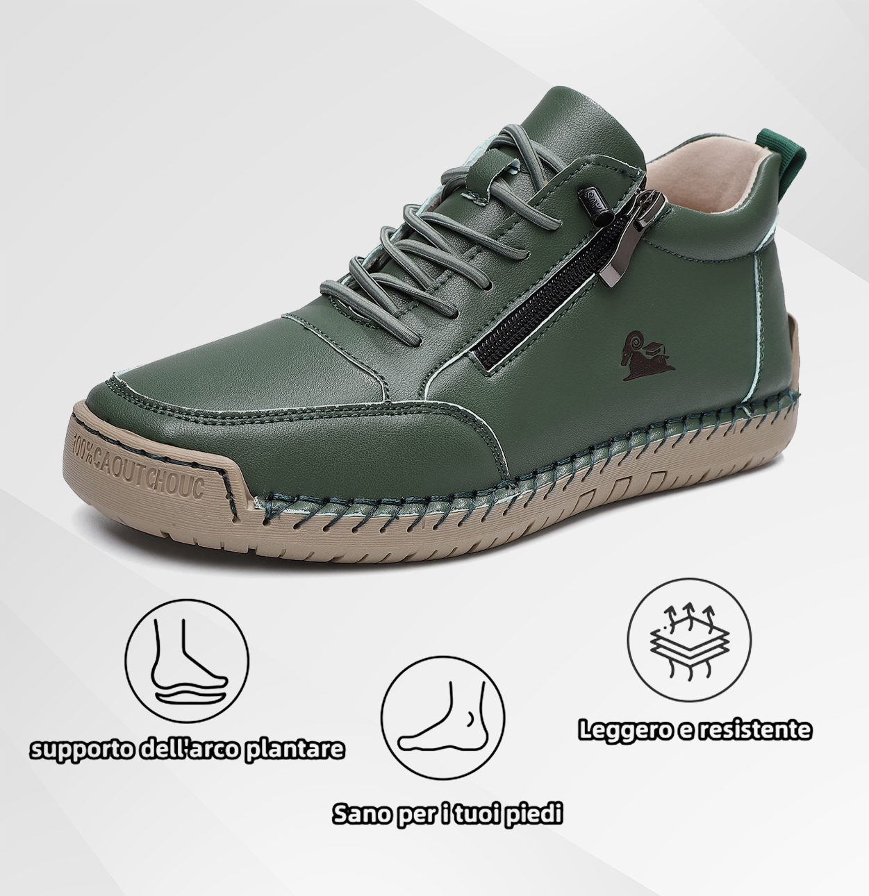 Scarpe ortopediche unisex DEVENP | Pelle di vitello impermeabile e antiscivolo di alta qualità | Design ergonomico per alleviare il fastidio a schiena, articolazioni e piedi | Sconto del 50% per un periodo limitato, fino a esaurimento scorte