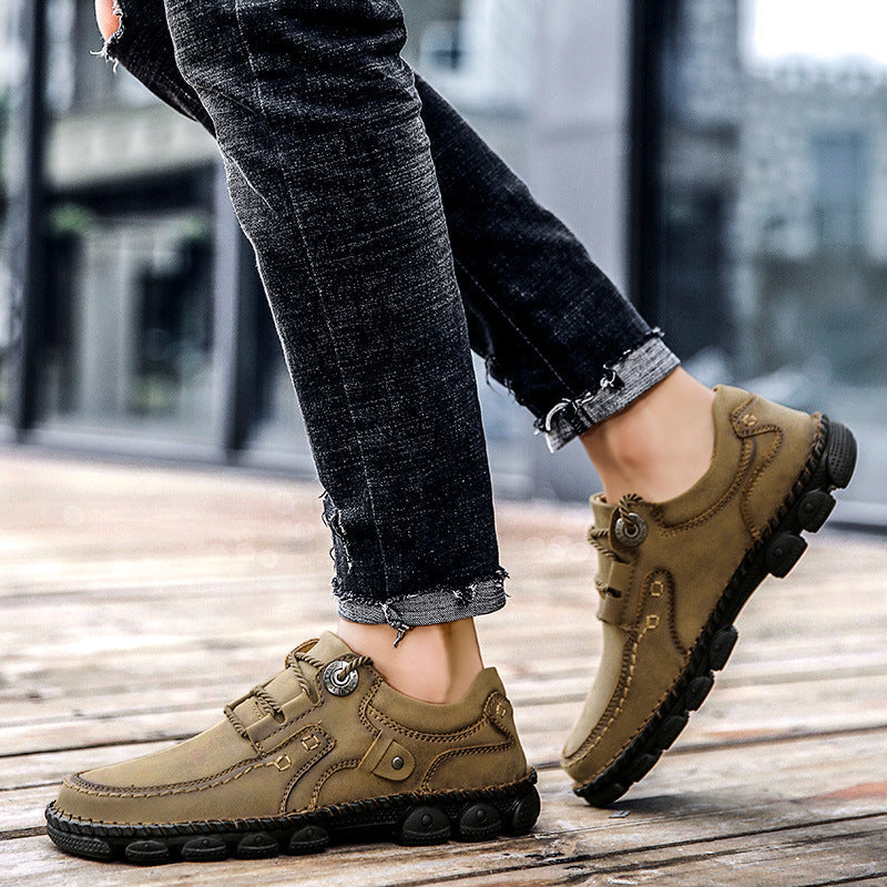 Scarpe ortopediche da uomo DEVENP | Scarpe comode in pelle di vitello cucite a mano | Design ergonomico per alleviare il dolore alla schiena, alle articolazioni e ai piedi | Sconto del 50% per un periodo limitato, fino a esaurimento scorte