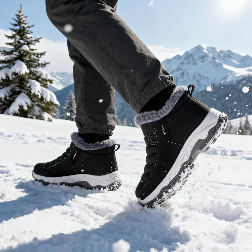 Scarpe ortopediche da donna DEVENP | Scarpe invernali con morbida fodera in lana | Design ergonomico per alleviare il dolore alla schiena, alle articolazioni e ai piedi | Sconto del 50% per un periodo limitato, fino a esaurimento scorte