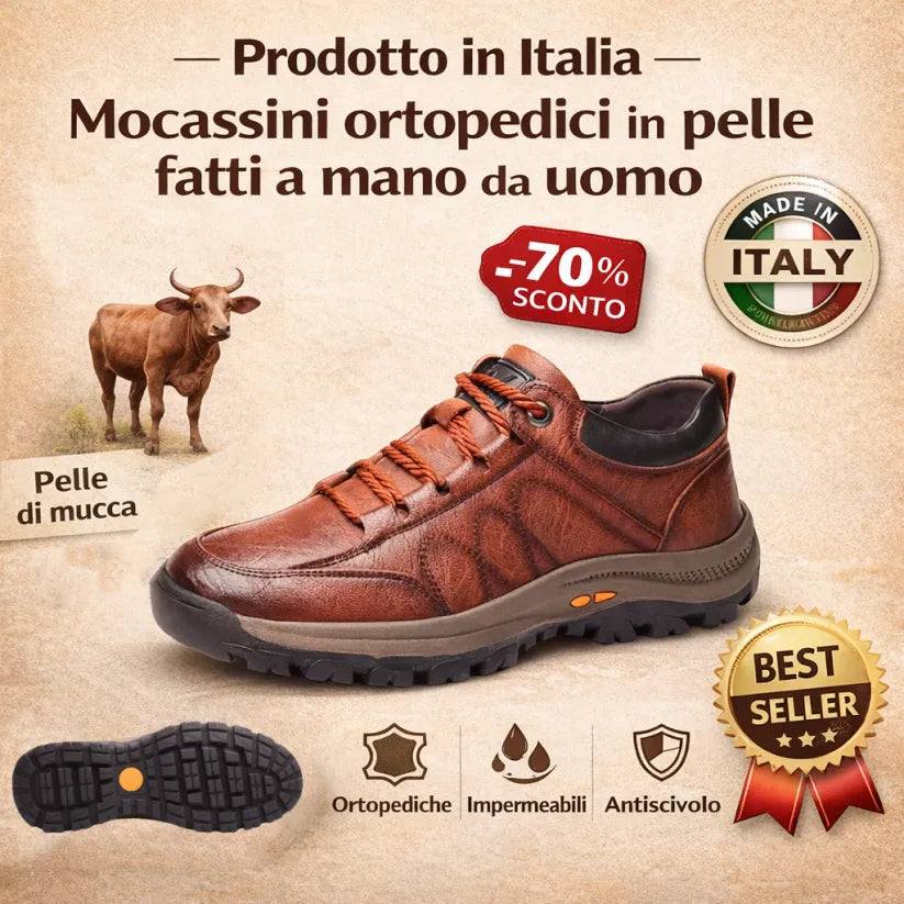 Scarpe ortopediche unisex DEVENP | Tacchi alti in morbida e comoda pelle di vitello | Design ergonomico per alleviare il dolore alla schiena, alle articolazioni e ai piedi | Sconto del 50% per un periodo limitato, fino a esaurimento scorte