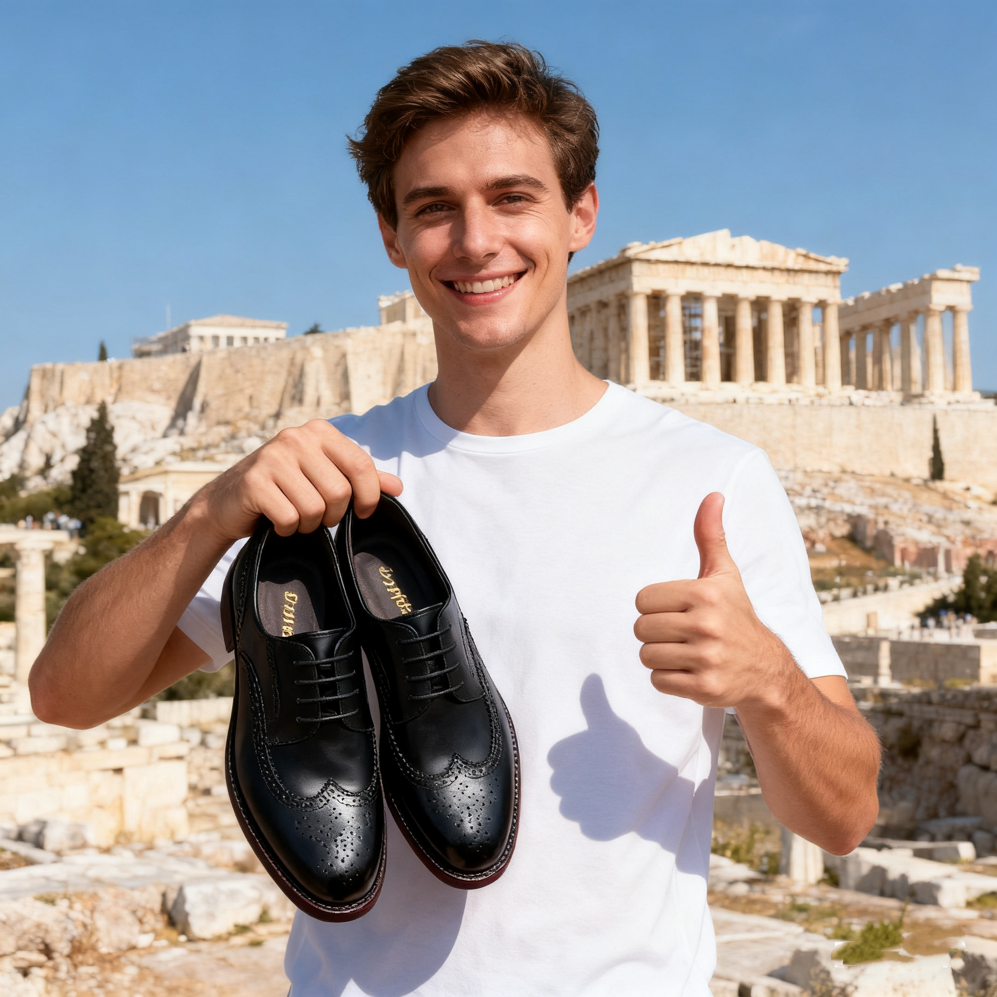 Scarpe ortopediche da uomo DEVENP | Scarpe in vera pelle comode e di alta qualità | Design ergonomico per alleviare il disagio alla schiena, alle articolazioni e ai piedi | Sconto del 50% per un periodo limitato, fino a esaurimento scorte