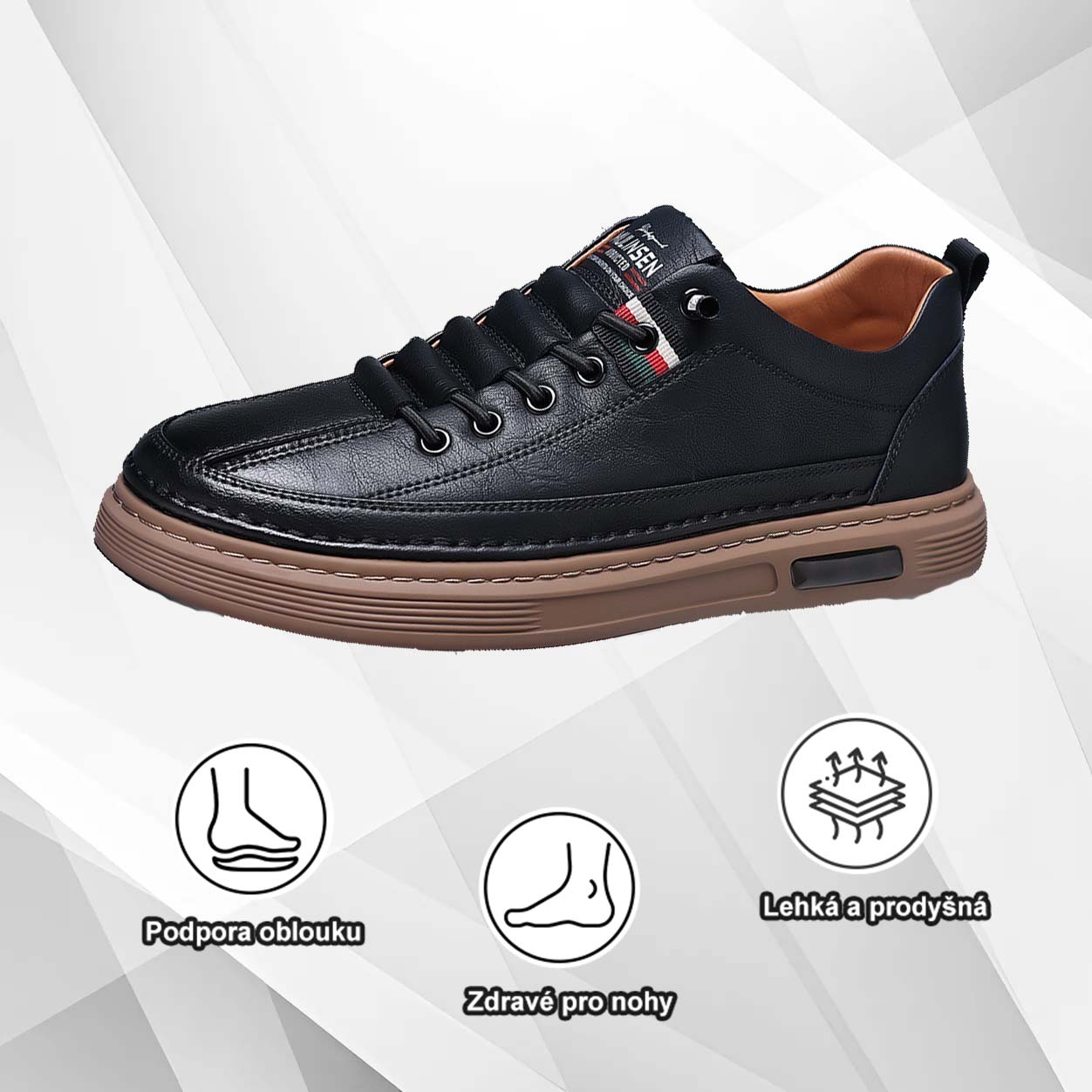 Scarpe ortopediche unisex DEVENP | Pelle di vitello morbida e confortevole | Design ergonomico per alleviare il dolore alla schiena, alle articolazioni e ai piedi | Sconto del 50% per un periodo limitato, fino a esaurimento scorte