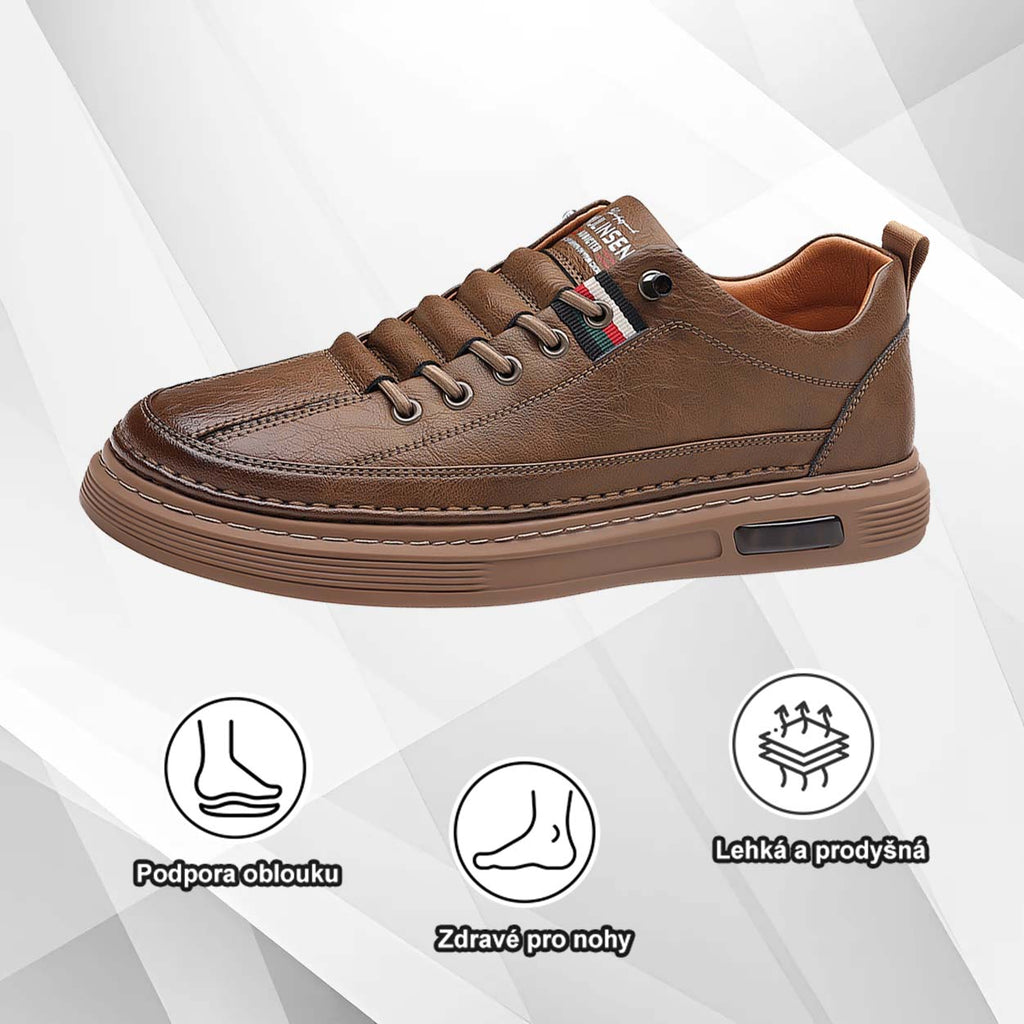 Scarpe ortopediche unisex DEVENP | Pelle di vitello morbida e confortevole | Design ergonomico per alleviare il dolore alla schiena, alle articolazioni e ai piedi | Sconto del 50% per un periodo limitato, fino a esaurimento scorte