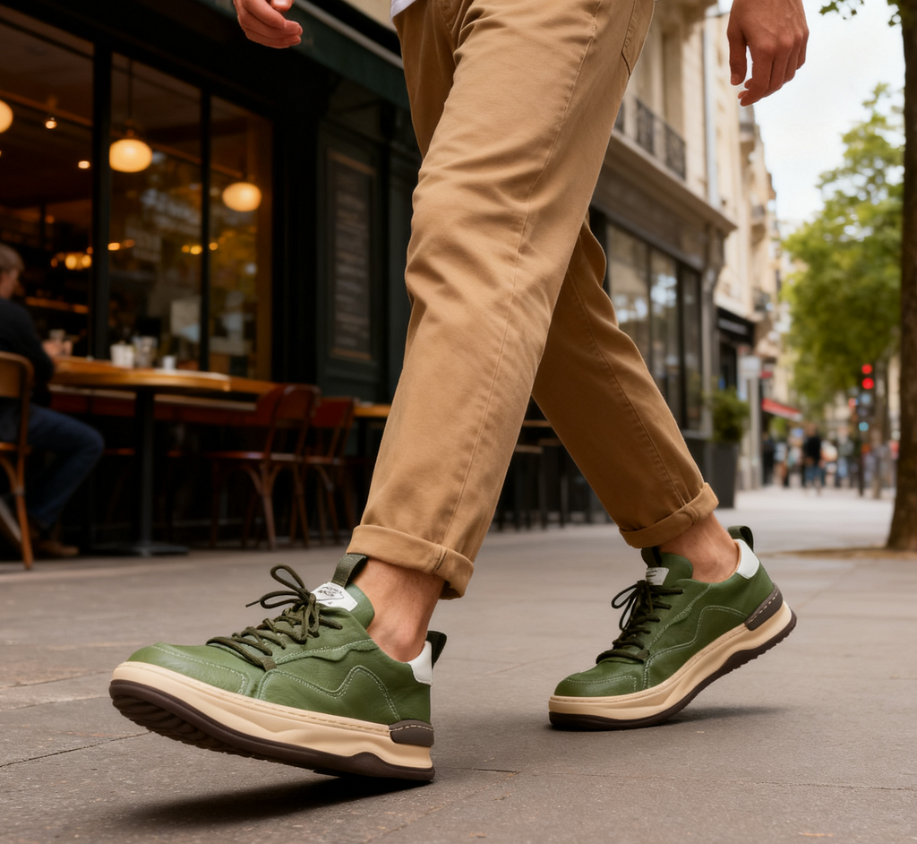 Scarpe ortopediche DEVENP | Pelle di vitello a doppio strato impermeabile e antiscivolo di alta qualità | Design ergonomico per alleviare il disagio a schiena, articolazioni e piedi | Sconto del 50% per un periodo limitato, fino a esaurimento scorte