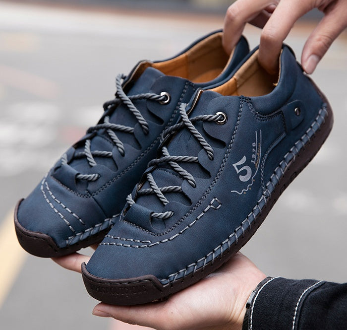 Scarpe ortopediche unisex DEVENP | Scarpe casual in vera pelle cucite a mano | Progettate ergonomicamente per alleviare il dolore alla schiena, alle articolazioni e ai piedi | Sconto del 50% per un periodo limitato, fino a esaurimento scorte