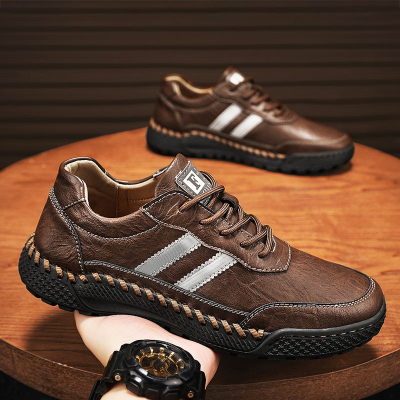 Scarpe ortopediche DEVENP | Scarpe in vera pelle di alta qualità, impermeabili e antiscivolo | Design ergonomico per alleviare il disagio alla schiena, alle articolazioni e ai piedi | Sconto del 50% a tempo limitato, fino a esaurimento scorte