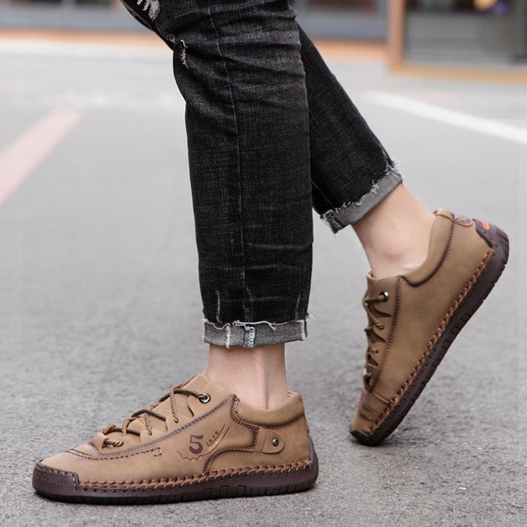 Scarpe ortopediche unisex DEVENP | Scarpe casual in vera pelle cucite a mano | Progettate ergonomicamente per alleviare il dolore alla schiena, alle articolazioni e ai piedi | Sconto del 50% per un periodo limitato, fino a esaurimento scorte