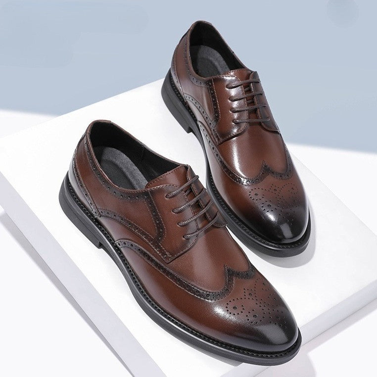 Scarpe ortopediche da uomo DEVENP | Scarpe in vera pelle comode e di alta qualità | Design ergonomico per alleviare il disagio alla schiena, alle articolazioni e ai piedi | Sconto del 50% per un periodo limitato, fino a esaurimento scorte