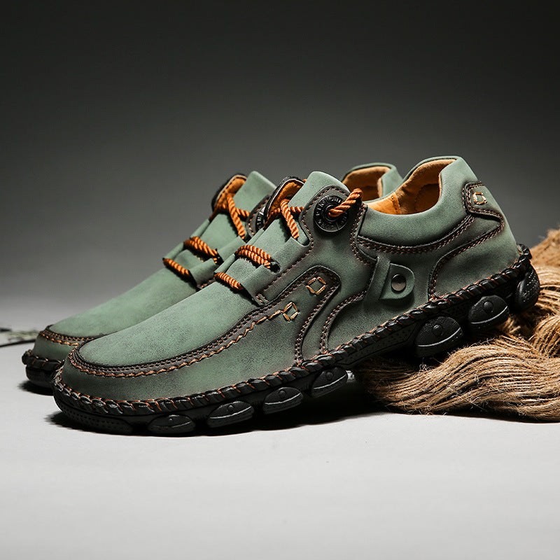 Scarpe ortopediche da uomo DEVENP | Scarpe comode in pelle di vitello cucite a mano | Design ergonomico per alleviare il dolore alla schiena, alle articolazioni e ai piedi | Sconto del 50% per un periodo limitato, fino a esaurimento scorte