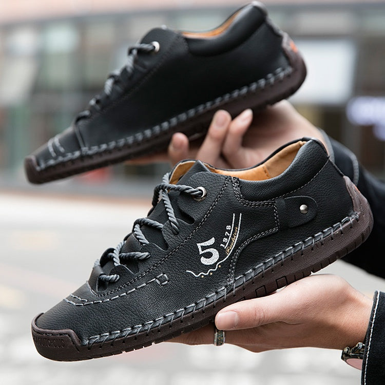 Scarpe ortopediche unisex DEVENP | Scarpe casual in vera pelle cucite a mano | Progettate ergonomicamente per alleviare il dolore alla schiena, alle articolazioni e ai piedi | Sconto del 50% per un periodo limitato, fino a esaurimento scorte