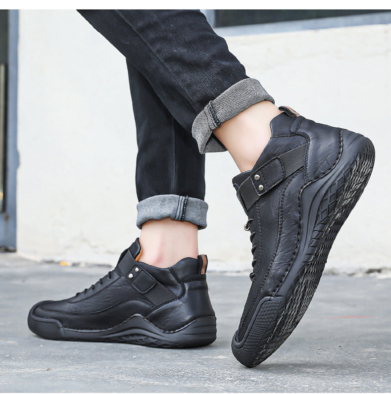 Scarpe ortopediche da uomo DEVENP | Scarpe in pelle di vitello di alta qualità, impermeabili e antiscivolo | Design ergonomico per alleviare il disagio a schiena, articolazioni e piedi | Sconto del 50% per un periodo limitato, fino a esaurimento scorte