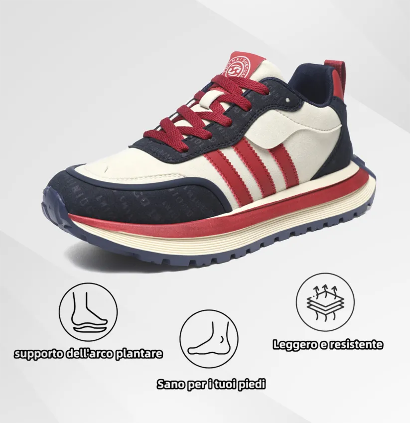 Scarpe ortopediche unisex DEVENP | Scarpe sportive antiscivolo e traspiranti | Design ergonomico per alleviare il dolore alla schiena, alle articolazioni e ai piedi | Sconto del 50% per un periodo limitato, fino a esaurimento scorte