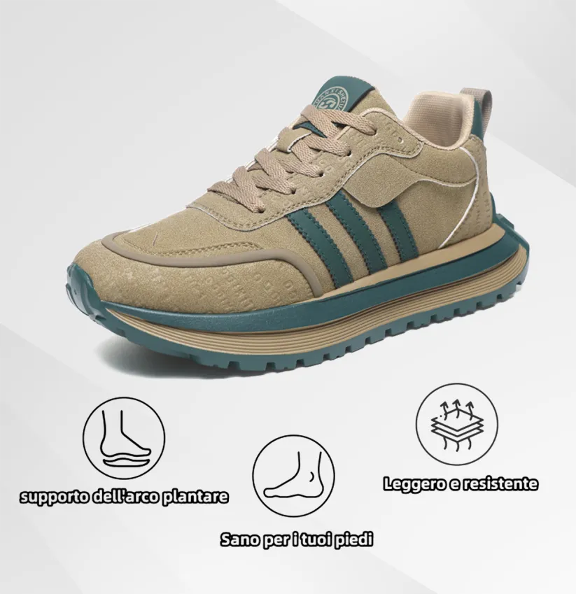 Scarpe ortopediche unisex DEVENP | Scarpe sportive antiscivolo e traspiranti | Design ergonomico per alleviare il dolore alla schiena, alle articolazioni e ai piedi | Sconto del 50% per un periodo limitato, fino a esaurimento scorte