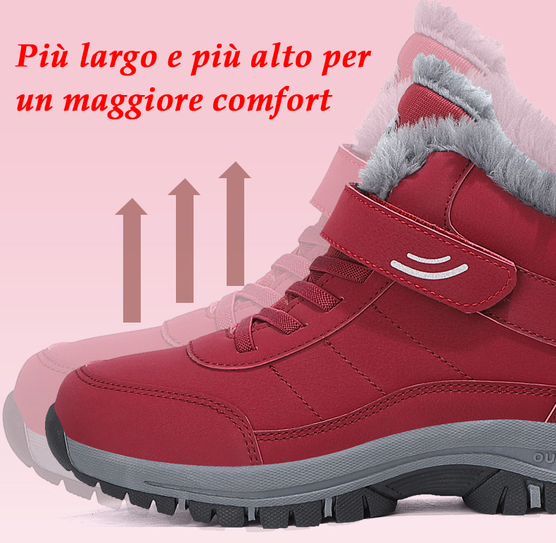 Scarpe invernali in pelle scamosciata ortopedica DEVENP | Scarpe calde e di sicurezza con fodera in lana | Design ergonomico per alleviare il dolore a schiena, piedi e dolori | 🔥Sconto del 50% a tempo limitato, fino a esaurimento scorte