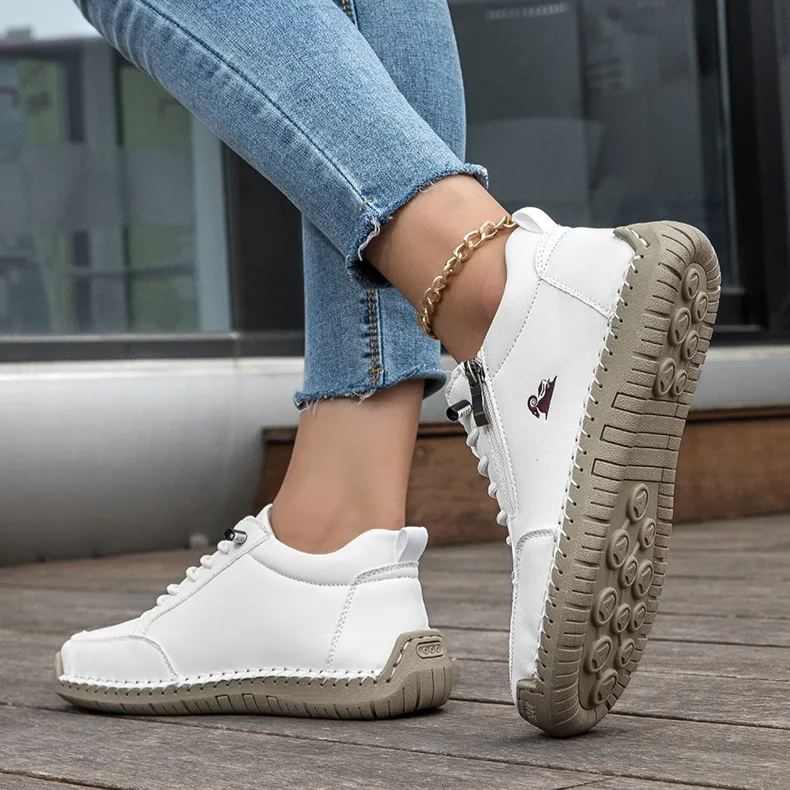 Scarpe ortopediche unisex DEVENP | Pelle di vitello impermeabile e antiscivolo di alta qualità | Design ergonomico per alleviare il fastidio a schiena, articolazioni e piedi | Sconto del 50% per un periodo limitato, fino a esaurimento scorte