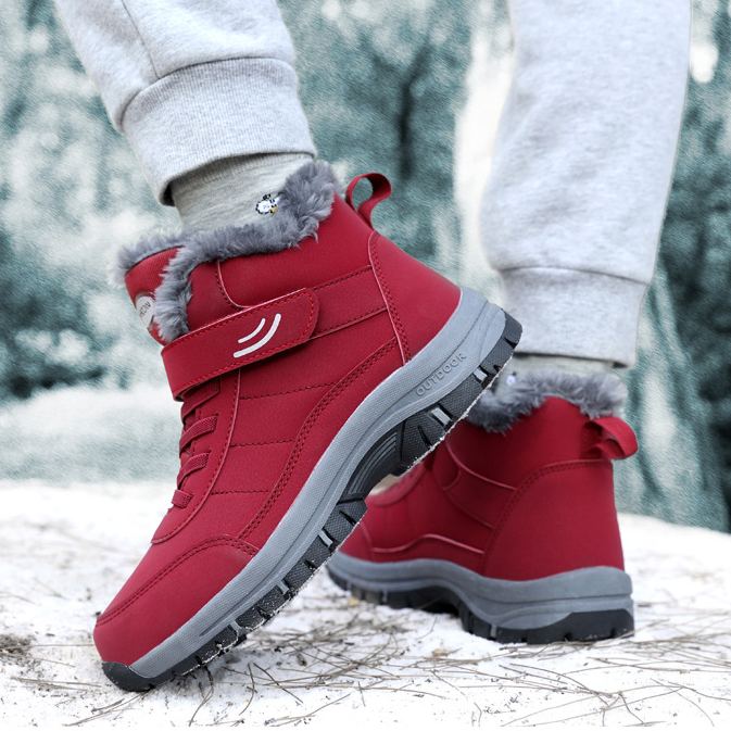 Scarpe invernali in pelle scamosciata ortopedica DEVENP | Scarpe calde e di sicurezza con fodera in lana | Design ergonomico per alleviare il dolore a schiena, piedi e dolori | 🔥Sconto del 50% a tempo limitato, fino a esaurimento scorte