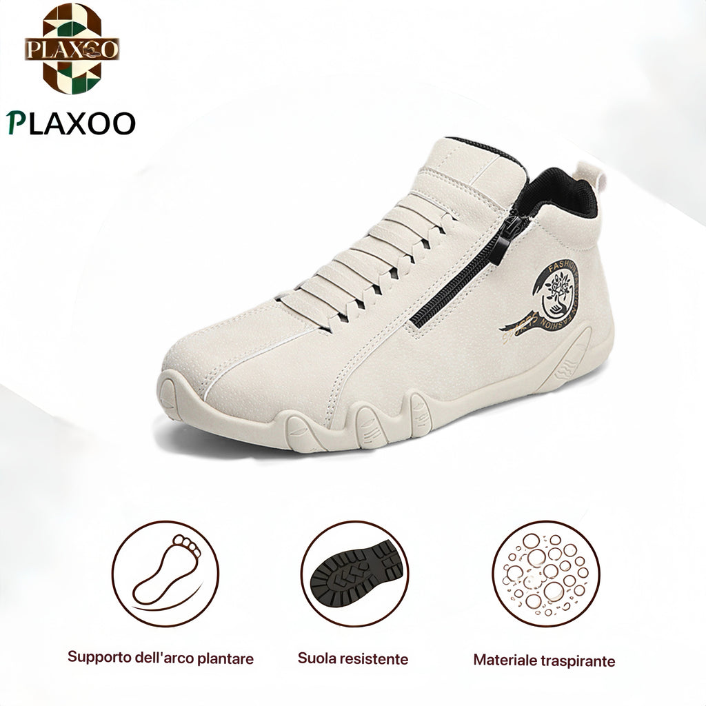 Scarpe ortopediche da uomo DEVENP | Scarpe in vera pelle australiana cucite a mano | Progettate ergonomicamente per alleviare il disagio alla schiena, alle articolazioni e ai piedi | Sconto del 50% per un periodo limitato, fino a esaurimento scorte