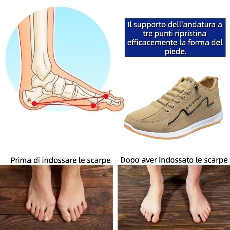 Scarpe ortopediche unisex DEVENP | Scarpe casual leggere e comode | Progettate ergonomicamente per alleviare il dolore alla schiena, alle articolazioni e ai piedi | Sconto del 50% per un periodo limitato, fino a esaurimento scorte