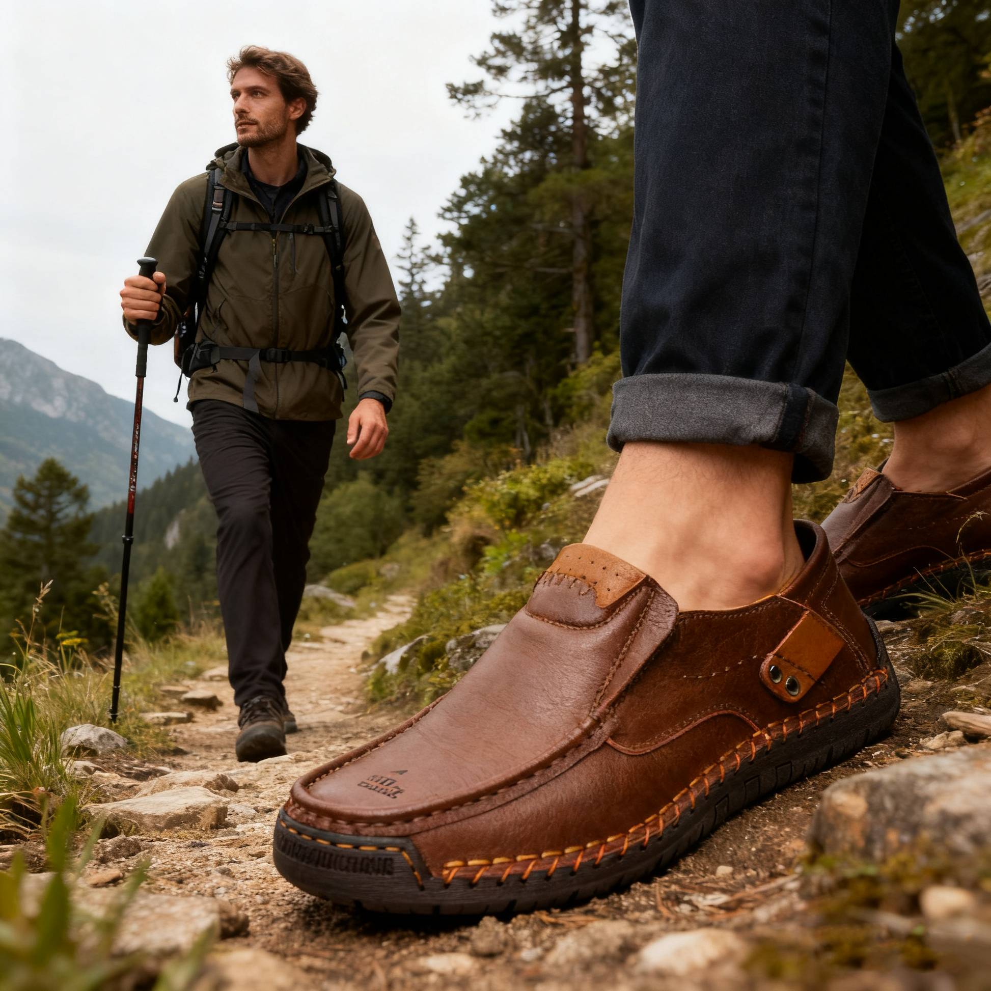 Scarpe ortopediche da uomo DEVENP | Mocassini impermeabili e slip-on | Progettate ergonomicamente per alleviare il dolore alla schiena, alle articolazioni e ai piedi | Sconto del 50% per un periodo limitato, fino a esaurimento scorte