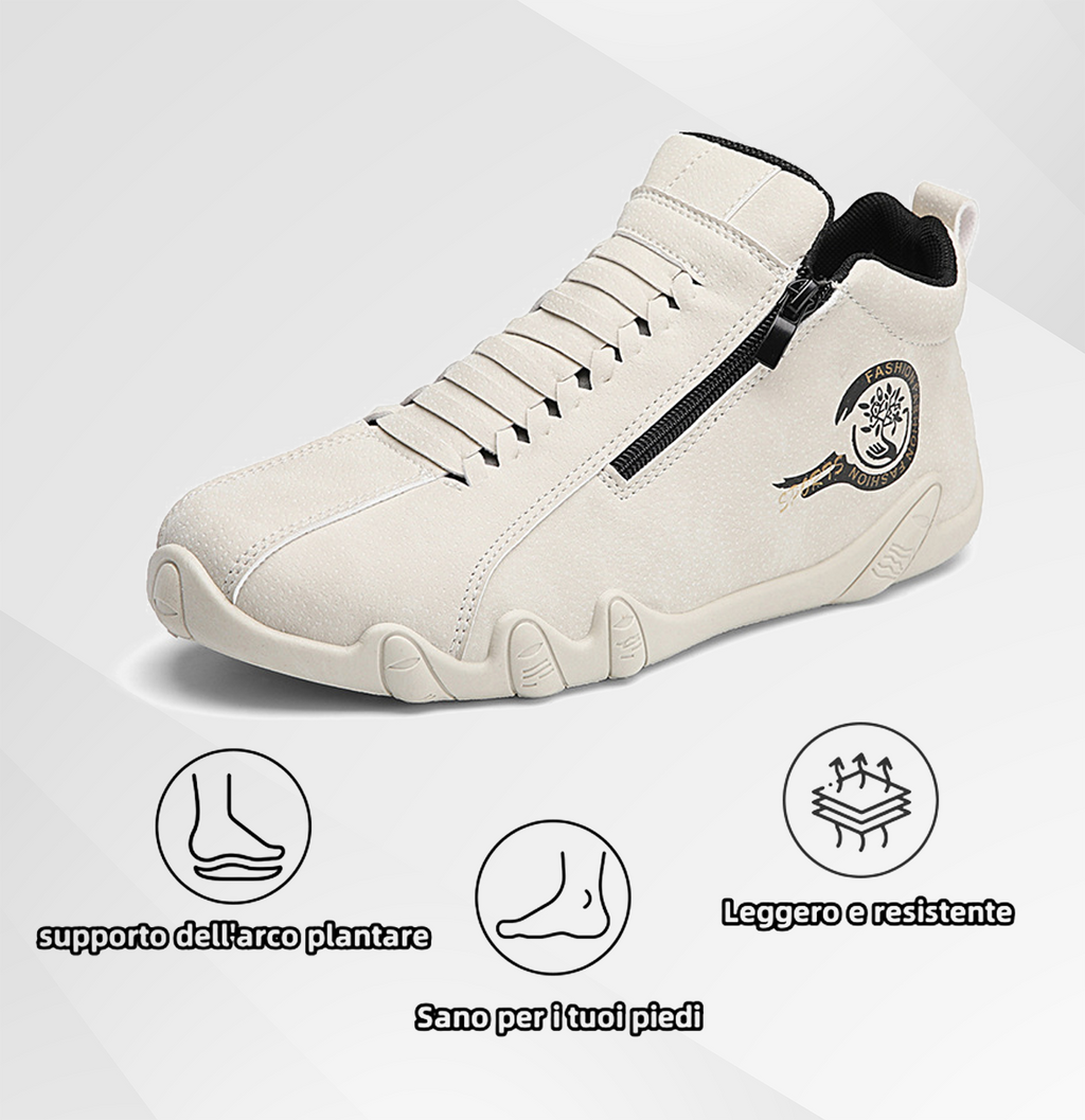 Scarpe ortopediche da uomo DEVENP | Scarpe in vera pelle australiana cucite a mano | Progettate ergonomicamente per alleviare il disagio alla schiena, alle articolazioni e ai piedi | Sconto del 50% per un periodo limitato, fino a esaurimento scorte